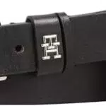 Tommy Hilfiger Damen Ledergürtel Essential Effortless 2.5 - Schwarz
