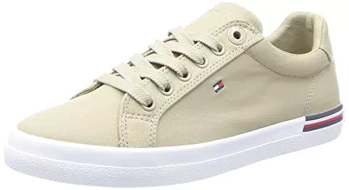 Tommy Hilfiger Damen Vulcanized Sneaker Essential Stripes Schuhe