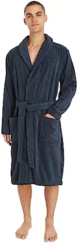 Tommy Hilfiger Herren Bademantel aus Baumwolle