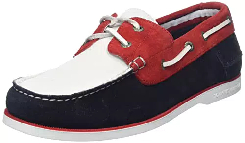 Tommy Hilfiger Herren Bootsschuh Core aus Wildleder