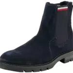 Tommy Hilfiger Herren Chelsea Boots aus Wildleder - Blau
