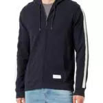 Tommy Hilfiger Herren Hoodie mit durchgehendem Reißverschluss - Blau