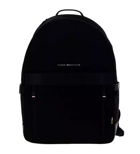 Tommy Hilfiger Herren Rucksack Elevated 1985 Backpack - Schwarz