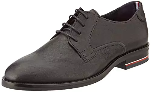 Tommy Hilfiger Herren Signature Oxford Schuh - Schwarz