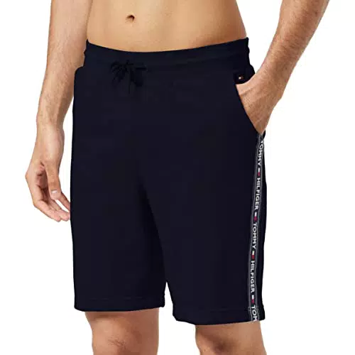 Tommy Hilfiger Herren Sweatshorts - Bequeme Herrenshorts in Blau