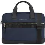 Tommy Hilfiger Herren Nylon Computer Bag - Laptoptasche, Blau