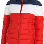 Tommy Jeans Damen Winterjacke Colorblock Twilight Navy Multi