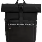 Tommy Jeans Herren Rucksack Essential Rolltop - Schwarz