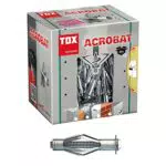 TOX Metall-Hohlraumdübel Acrobat M6 x 37 mm verzinkt - Befestigung in Gipskartonplatten