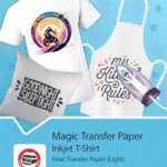 Transferpapier/Bügelpapier für HELLE Textilien/Stoffe von Raimarket