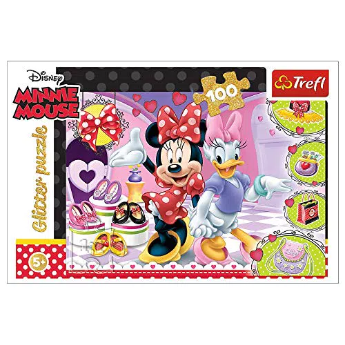 Disney Frozen II Puzzle Minnie mit Glitzer - Für Kinder ab 5 Jahren