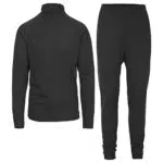 Trespass Herren Unite360 Base Layer Set Schwarz.