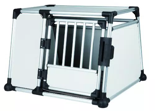 TRIXIE Hunde-Transportbox aus Aluminium für sicheren Transport - Modell 39343