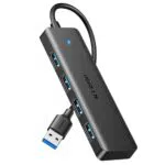 UGREEN 4-Port USB 3.0 Hub USB Verteiler 5Gbps USB Mehrfachstecker USB Splitter für MacBook