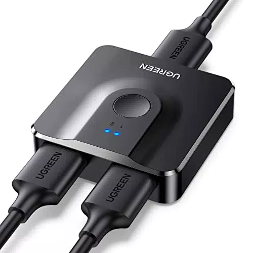 UGREEN HDMI 2.0 Switch 4K@60Hz Bidirektional HDMI Switch Splitter 1 in 2 Out/2 in 1 Out HDMI Switch für PS5