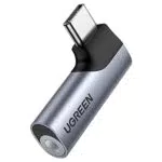 UGREEN USB C auf 3, 5mm Klinke 90 Grad Winkel Adapter auf Klinke