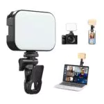 ULANZI VL100X Selfie Licht mit Clip, LED Videoleuchte mit 2000mAh Akku