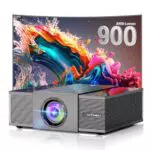 ULTIMEA Beamer 4K Heimkino Unterstützt 900 ANSI-Lumen mit Hindernisvermeidung und 6D Trapezkorrektur