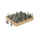 Umbra Buddy Schachspiel aus Eschenholz - Natürliches Design - 36 x 36 cm