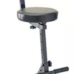 Stagg MT-300 BK Schlagzeughocker mit Rückenlehne