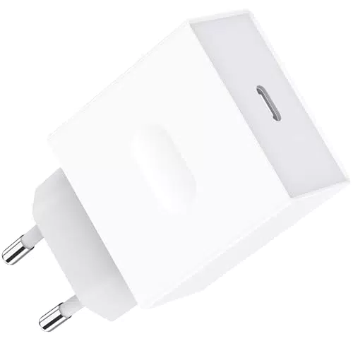USB C Ladegerät, 25W Stecker Netzteil Power Adapter for iPhone 15 14 13 12 11 Pro Max Plus X XS XR Mini iPad Ladestecker Netzstecker Steckdose Ladeadapter Schnellladegerät Fast Charger Emberify