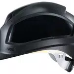 Uvex Pheos B-WR Bauhelm mit Belüftungssystem und Drehverschluss - Schwarz