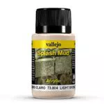 Vallejo (40 ml LIGHT BRAUN Splash Mud Verwitterung Effekt Flasche