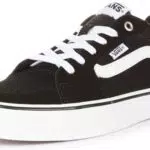 Vans Herren Filmore Sneaker - Schwarzes Wildleder und Leinwand