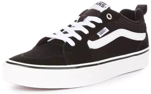 Vans Herren Filmore Sneaker - Schwarzes Wildleder und Leinwand