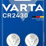 VARTA Knopfzelle CR2430 Lithium Coin Batterien für elektronische Kleingeräte - 3V