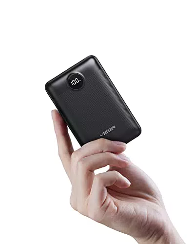 VEGER Power Bank 20000mAh klein 22.5W, Powerbank USB C Schnelles Aufladen Externe Handyakkus PD 3.0 QC3.0