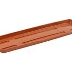 VERDENIA Blumentopf Untersetzer Draco - Blumenuntersetzer für Pflanzen und Kräuter Blumentopfuntersetzer für Außen - aus Kunststoff - Leicht und Stabil - Rechteckig - 60x15x2