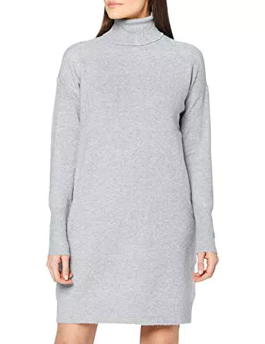 VERO MODA Womens Light Grey Melange Short Dress