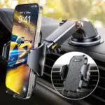 VICSEED Handyhalterung Auto 3 in 1 Handy Halterung Auto Saugnapf & Lüftung