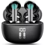 Bluetooth Kopfhörer mit Deep Bass und 60Std Spielzeit - IP7 Wasserdicht - Touch Control - In Ear Kopfhörer