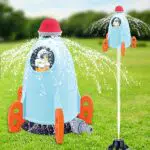 Wasserspielzeug Kinder: Rocket Sprinkler für draußen - Sommer Gartenspielzeug ab 3 Jahren