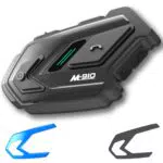 Motorrad Headset mit Audio Multitasking Funktion und Gegensprechanlage - Bis zu 6 Motorräder verbunden - 1500m Reichweite