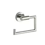 WENKO Toilettenpapierhalter Bosio aus Edelstahl - Ohne Deckel, Rostfrei - 15 x 10.5 x 6.5 cm - Glänzend
