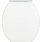 WENKO WC-Sitz Morra, Toilettensitz mit durchgehendem Scharnier und Absenkautomatik aus mehrfach lackiertem FSC-zertifiziertem MDF
