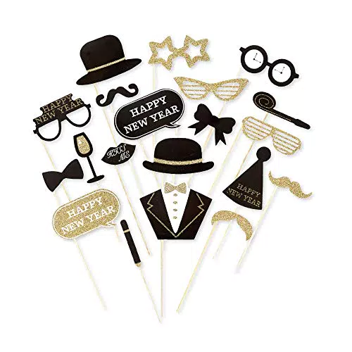 "Foto-Box Requisiten für Silvester: Kostüme und Accessoires für Karneval und Mottopartys"