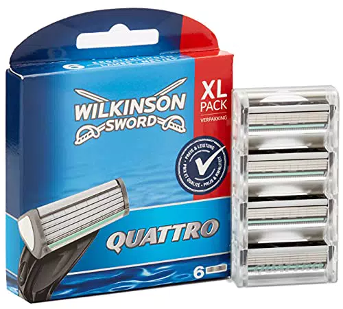 Wilkinson Sword Quattro Rasierklingen für Herren Rasierer