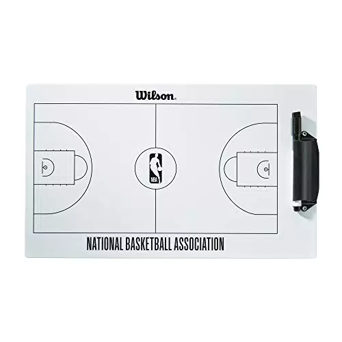 Wilson NBA Coaches Dry Erase Board weiß/schwarz, O