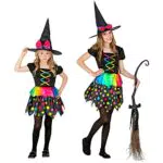 WITCH Kostüm für Kinder - Größe 116 cm