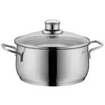 WMF Diadem Plus Kochtopf 16 cm Induktion, Glasdeckel, Edelstahl poliert