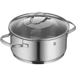 WMF Provence Plus Kochtopf 20cm Induktion, Glasdeckel, Edelstahl poliert