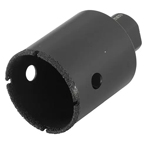 Wolfcraft Diamantbestreute Bohrkrone für Winkelschleifer - Ideal für Sanitärinstallationen in Fliesen