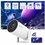 Beamer 4K Heimkino Mini Projektor mit WiFi6 und Bluetooth 5.0 - Android OS 11.0 - 130-Zoll-Display - HY-300