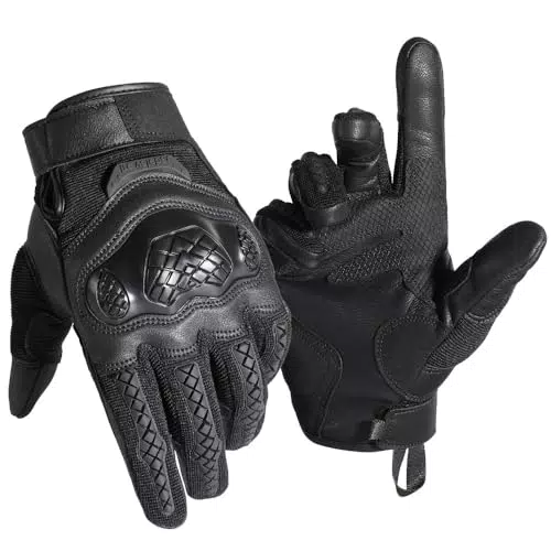 WTACTFUL Motorradhandschuhe Herren Damen, Touchscreen Motorrad Handschuhe Herr für Motorradrennen