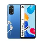 Xiaomi Redmi Note 11 Smartphone mit Kopfhörer und Snapdragon 680