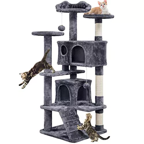 Kratzbaum für Katzen von Yaheetech - Stabiler Kletterbaum für Katzen
